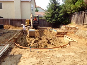 swimming pool excavation